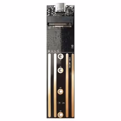Atlantis Land A06-M2-NVME-01 Boîtier de disques de stockage Enceinte ssd Noir M.2