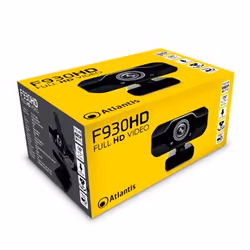Atlantis Land F930HD 20.0A webcam 2 MP 1920 x 1080 pixels USB 2.0 Noir