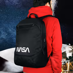 Atlantis Land NS-KLB200311-A 15.6" Sac à dos Noir, Blanc