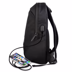 Atlantis Land NS-KLB200311-A 15.6" Sac à dos Noir, Blanc