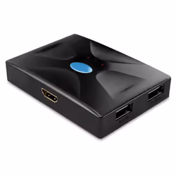 Atlantis Land P021-MTHK02 commutateur écran, clavier et souris Noir