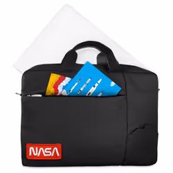 Atlantis Land NS-KLM180705-B 15.6" Sac Messenger Noir, Rouge, Blanc