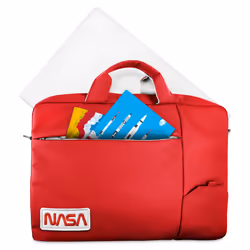Atlantis Land NS-KLM180705-C sacoche d'ordinateurs portables 39,6 cm (15.6") Sac Messenger Rouge, Blanc