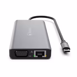 Atlantis Land A04-TC_DK46 station d'accueil Avec fil USB 3.2 Gen 1 (3.1 Gen 1) Type-C Gris