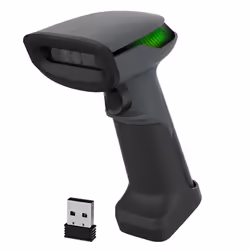 Atlantis Land A08-LD230P-2D-W lecteur de code barres Lecteur de code barre portable 1D/2D Laser Noir