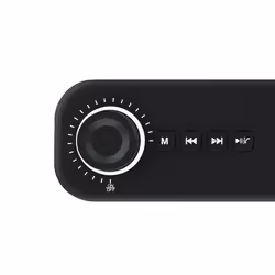 Atlantis Land P003-C0820-B haut-parleur soundbar Noir 2.0 canaux 20 W