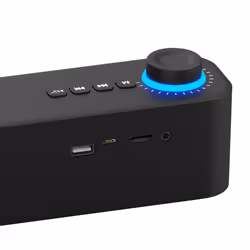 Atlantis Land P003-C0820-B haut-parleur soundbar Noir 2.0 canaux 20 W - Vue supplémentaire 4