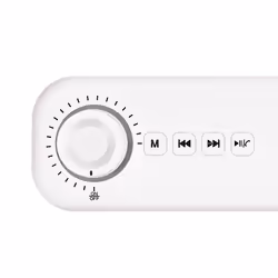 Atlantis Land P003-C0820-W haut-parleur soundbar Blanc 2.0 canaux 20 W