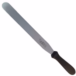 SPATULE DROITE POUR LA PÂTISSERIE ET LA CUISSON 28CM Spatule en acier inoxydable aisi 420 pour l'industrie alimentaire Spatul ...