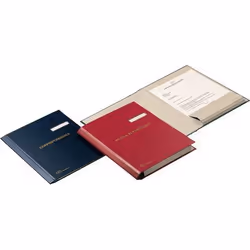 Fraschini Document Folder 600, 340 x 240 mm, Simili-cuir, Rouge, 4 cm, 240 mm, 340 mm