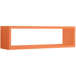 Sanitec - tagère murale à jour rectangulaire mod. regolo orange