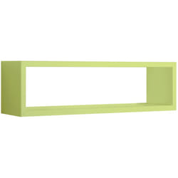 Sanitec - tagère murale à jour rectangulaire mod. regolo vert