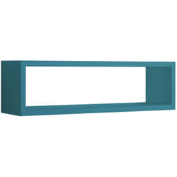 Sanitec - tagère murale à jour rectangulaire mod. regolo bleu atoll