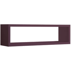 Sanitec - tagère murale à jour rectangulaire mod. regolo violet