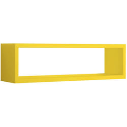 Sanitec - tagère murale à jour rectangulaire mod. regolo jaune