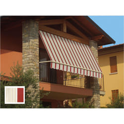Auvent Tombant Cm.300 x H.250 - Bordeaux/Crème