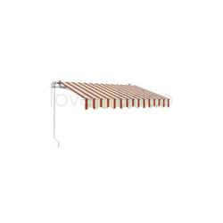 Store enrouleur 300x200 en aluminium - Bordeaux/Crème
