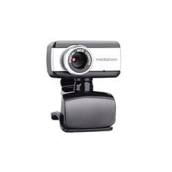 Mediacom M250 webcam 640 x 480 pixels USB 2.0 Noir, Argent
