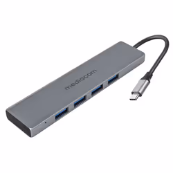 Mediacom MD-C301, USB 3.2 Gen 1 (3.1 Gen 1) Type-A, USB 3.2 Gen 1 (3.1 Gen 1) Type-C, Aluminium, USB, 1 pièce(s)