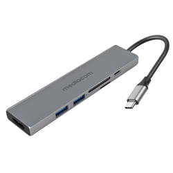 Mediacom MD-C312 station d'accueil Avec fil USB 3.2 Gen 1 (3.1 Gen 1) Type-C Gris