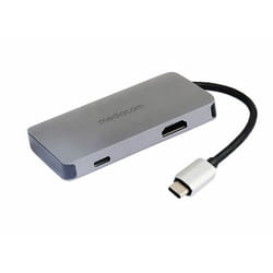 Mediacom MD-C311 hub & concentrateur Mini DisplayPort Aluminium