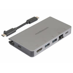 Mediacom MD-C315 station d'accueil USB 3.2 Gen 1 (3.1 Gen 1) Type-C Aluminium
