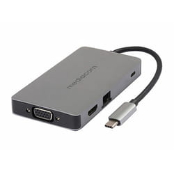Mediacom MD-C318 station d'accueil USB 3.2 Gen 1 (3.1 Gen 1) Type-C Aluminium