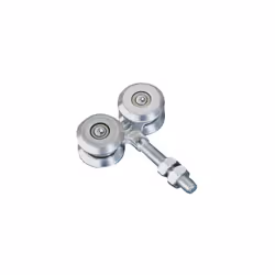 Comunello coulissant fileté avec 4 roulements 44 mm. Art.4C En acier forgé galvanisé avec roulements tournés et cémentés, 44  ...