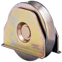 Roue avec plaque gorge V 100mm - FRATELLI COMUNELLO - 330V-100