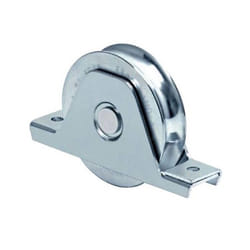 Roue 1 roulement à support intérieur à gorge V 120mm charge de 220kg - COMUNELLO - 335V-120