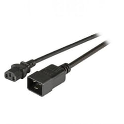 Link Accessori LP21940 câble électrique Noir 1,8 m Coupleur C20 Coupleur C13