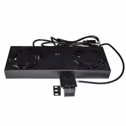 Link Accessori LKVENT2, Panneau ventilation, Noir, 2 ventilateur(s), Fermé, 48,3 cm (19"), 1 pièce(s)