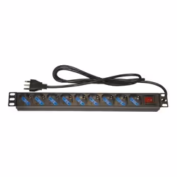Link Accessori LK10053, Bloc d'alimentation, Noir, 1,75 m, 19", Secteur, 250 V