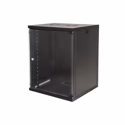 Link Accessori LK1915U66N, Rack monté sur le mur, 15U, 45 kg, Verrouillage des touches, Noir