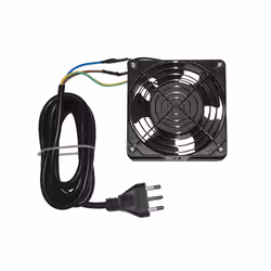 Link Accessori LKFAN220, Ventilateur, Noir, 1 ventilateur(s), Secteur, 220 V, 10 A