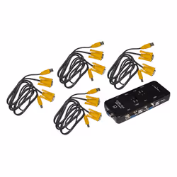 Link Accessori LKKWM4 commutateur écran, clavier et souris Noir - Vue supplémentaire 2