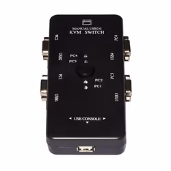 Link Accessori LKKWM4 commutateur écran, clavier et souris Noir - Vue supplémentaire 3