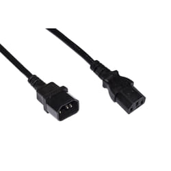 Link Accessori LKIEC18 câble électrique Noir 1,8 m Coupleur C14 Coupleur C13