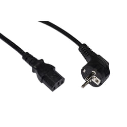 Link Accessori LKSK18 câble électrique Noir 1,8 m CEE7/7 Coupleur C13