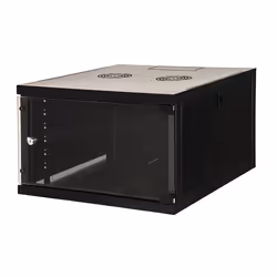 Link Accessori LK1907U66N, Rack monté sur le mur, 6U, 45 kg, Verrouillage des touches, Noir