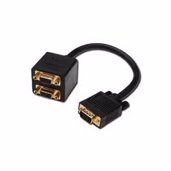 ITB MGAK513001, VGA (D-Sub), 2 x VGA (D-Sub), Mâle, Femelle, Noir, 1 pièce(s)