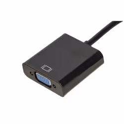 Link Accessori LKADAT10 câble vidéo et adaptateur 0,15 m HDMI + 3.5mm VGA (D-Sub) + 3,5 mm Noir