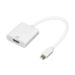 Link Accessori LKADAT16 câble vidéo et adaptateur 0,15 m Mini DisplayPort HDMI Type A (Standard) Blanc