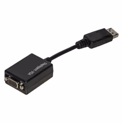 Link Accessori LKADAT19, 0,15 m, VGA (D-Sub), DisplayPort, Mâle, Femelle, Noir
