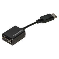 Link Accessori LKADAT19 câble vidéo et adaptateur 0,15 m VGA (D-Sub) DisplayPort Noir
