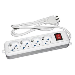 Link Accessori LKMP04 multiprise 1,5 m 4 sortie(s) CA Intérieure Blanc