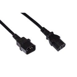 Link Accessori LKIEC100 câble électrique Noir 10 m Coupleur C14 Coupleur C13
