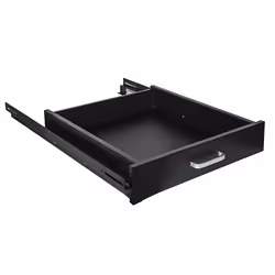 Link Accessori LKCAS1UN, Composant tiroir, Noir, 30 kg, 2U, 19", 410 mm
