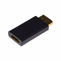 Link Accessori LKADAT40 changeur de genre de câble DisplayPort HDMI Noir
