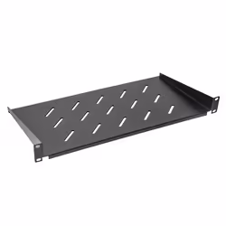 Link Accessori LKRIP250N, Étagère, Noir, Acier, 20 kg, 1U, 48,3 cm (19")
